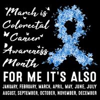 March Is Colorectal Cancer Awareness Month Colon Cancer Toddler Hoodie