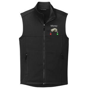 Money Is Calling Cash Funny Business Hustler Collective Smooth Fleece Vest