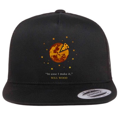 Meditation In Case I Make It Will Basic Wood Funny Flat Bill Trucker Hat