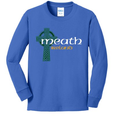 Meath Ireland County Celtic Gaelic Football And Hurling Cute Gift Kids Long Sleeve Shirt