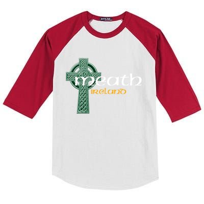 Meath Ireland County Celtic Gaelic Football And Hurling Cute Gift Kids Colorblock Raglan Jersey