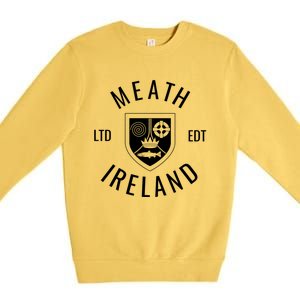 Meath Ireland County Pride Gaelic Football And Hurling Great Gift Premium Crewneck Sweatshirt