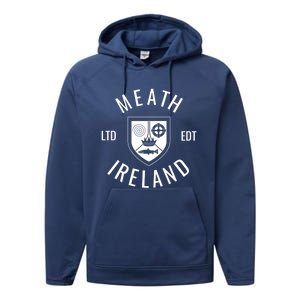 Meath Ireland County Pride Gaelic Football And Hurling Great Gift Performance Fleece Hoodie