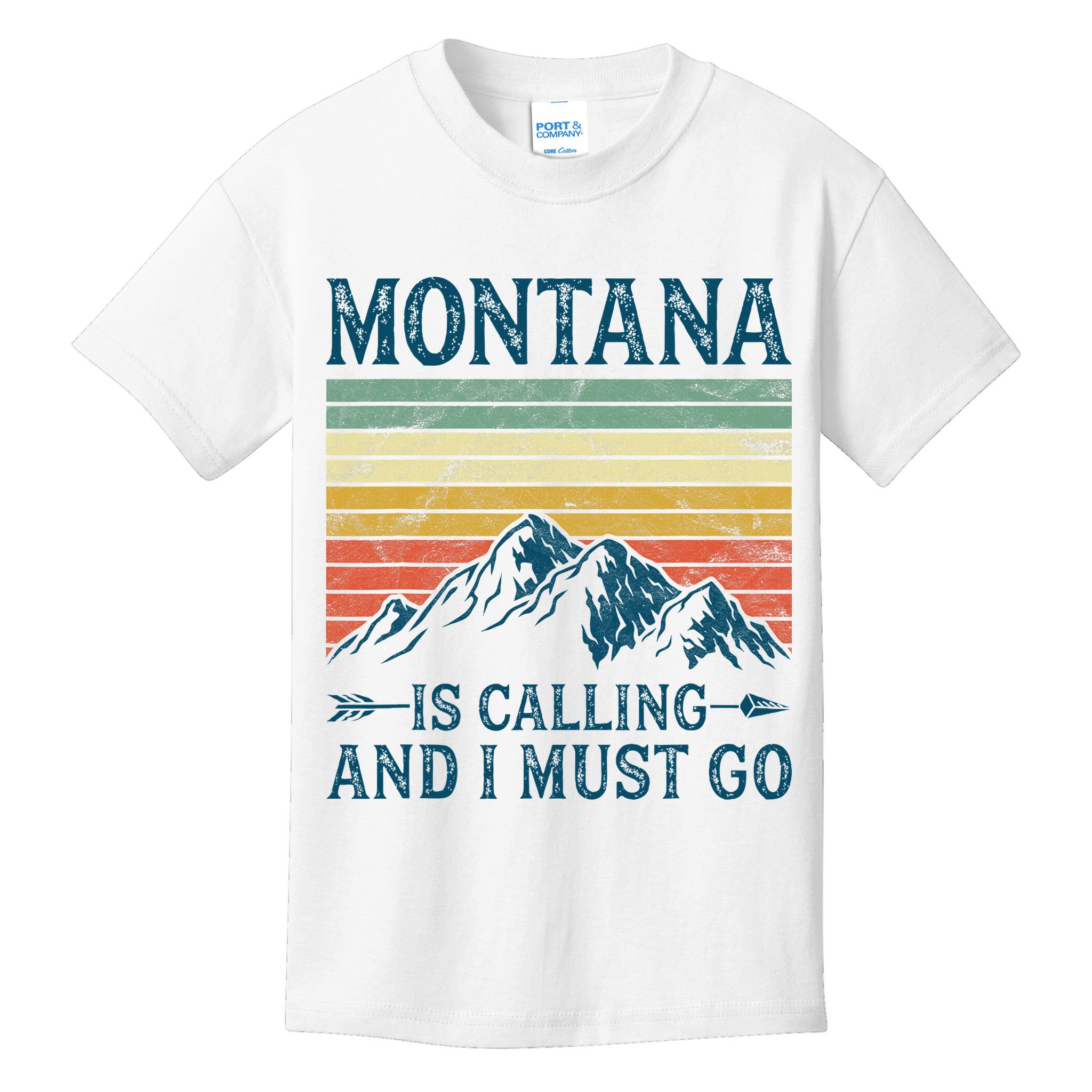 Montana Is Calling And I Must Go Kids T-Shirt