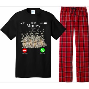 Money Is Calling Cash Funny Business Hustler Pajama Set