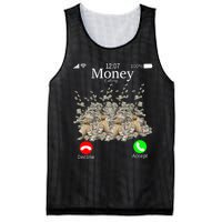 Money Is Calling Cash Funny Business Hustler Mesh Reversible Basketball Jersey Tank