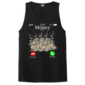 Money Is Calling Cash Funny Business Hustler PosiCharge Competitor Tank