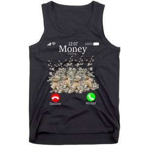 Money Is Calling Cash Funny Business Hustler Tank Top