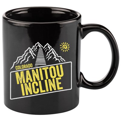 Manitou Incline Colorado Manitou Springs Manitou Incline 11oz C Handle Ceramic Mug
