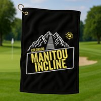 Manitou Incline Colorado Manitou Springs Manitou Incline Golf Towel