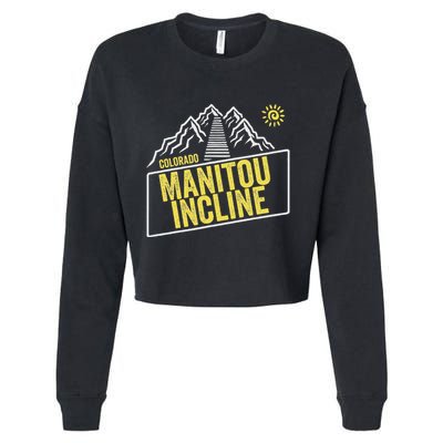 Manitou Incline Colorado Manitou Springs Manitou Incline Cropped Pullover Crew