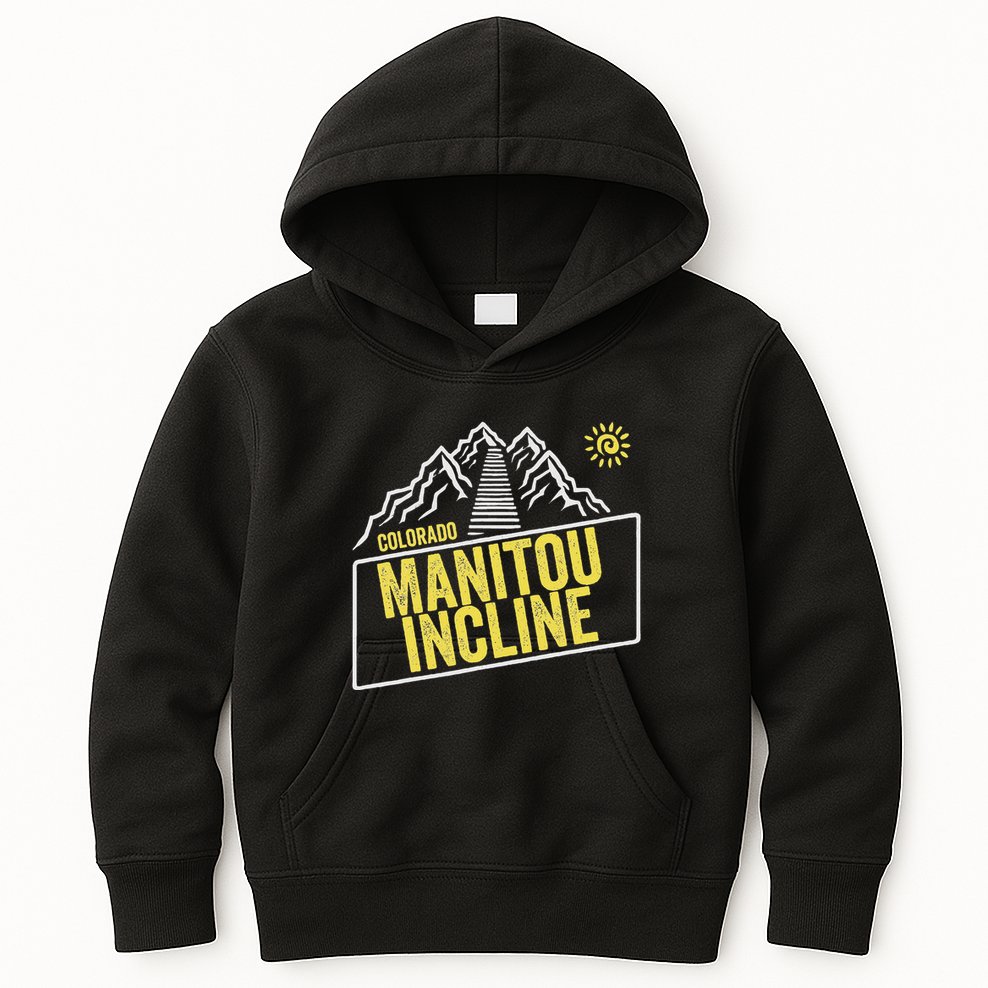 Manitou Incline Colorado Manitou Springs Manitou Incline Kids Hoodie