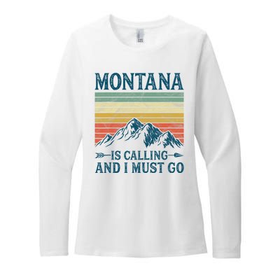 Montana Is Calling And I Must Go Womens CVC Long Sleeve Shirt