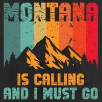 Montana Is Calling And I Must Go Mountain Vacation 25L Jumbo Tote