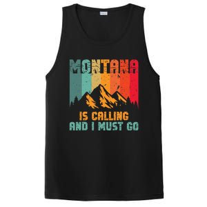 Montana Is Calling And I Must Go Mountain Vacation PosiCharge Competitor Tank