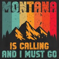Montana Is Calling And I Must Go Mountain Vacation Microfiber Hand Towel