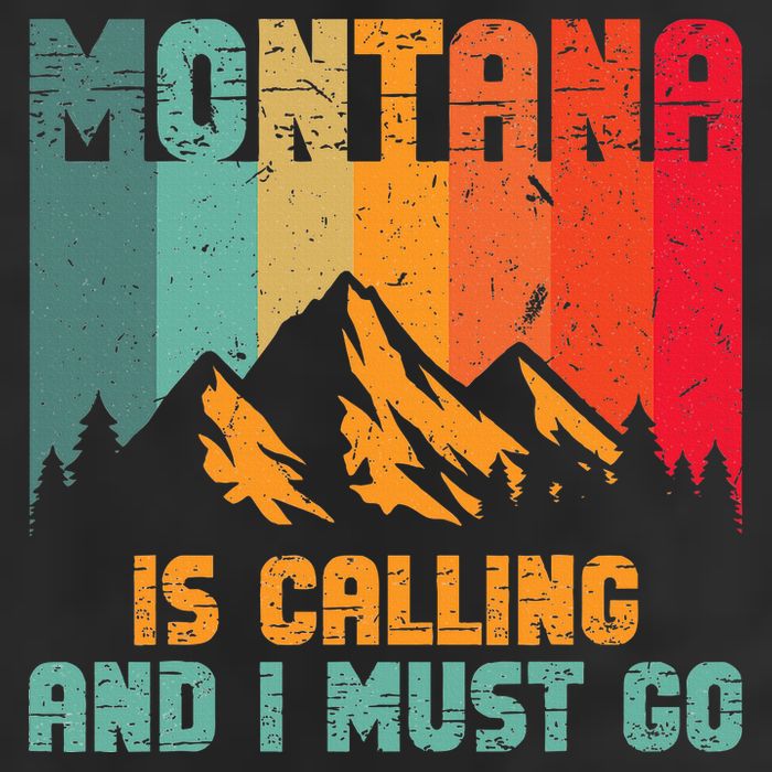 Montana Is Calling And I Must Go Mountain Vacation Microfiber Hand Towel