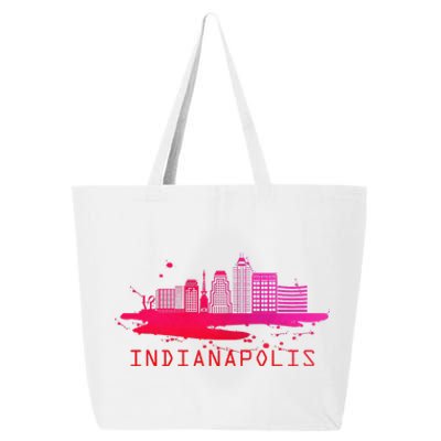 Modern Indianapolis Cityscape Souvenir Indianapolis 25L Jumbo Tote