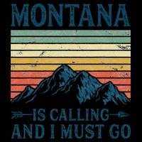Montana Is Calling And I Must Go 16oz Travel Tumbler