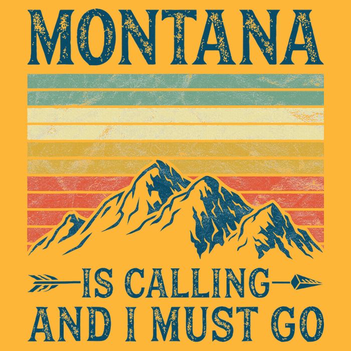 Montana Is Calling And I Must Go Pom Pom 12in Knit Beanie