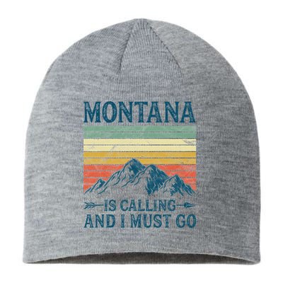 Montana Is Calling And I Must Go Sustainable Beanie
