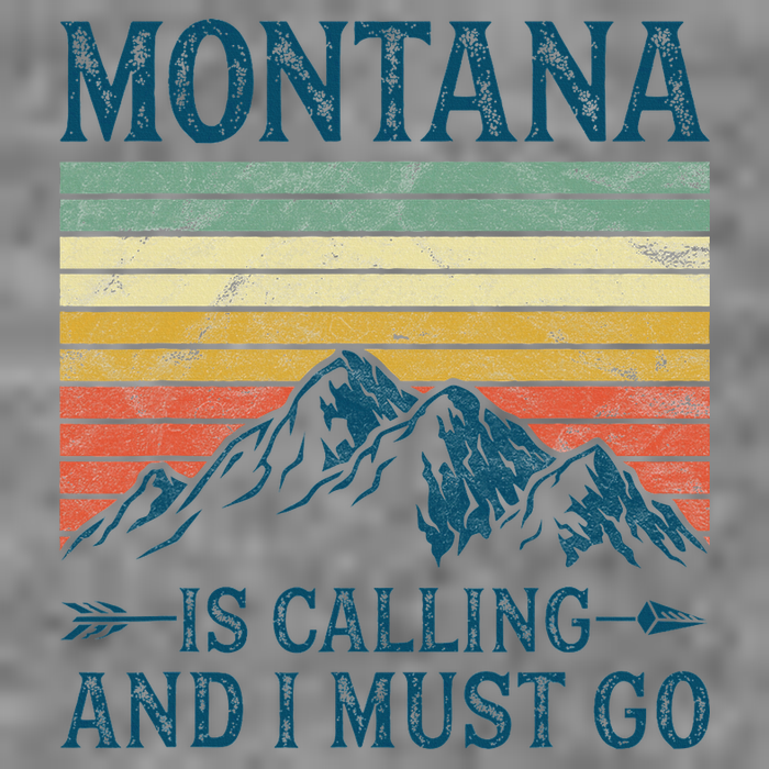 Montana Is Calling And I Must Go Toddler Hoodie