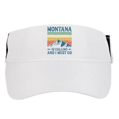 Montana Is Calling And I Must Go Adult Drive Performance Visor