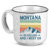 Montana Is Calling And I Must Go 15oz Campfire Ceramic Mug