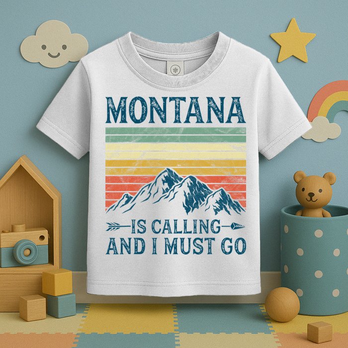 Montana Is Calling And I Must Go Toddler T-Shirt