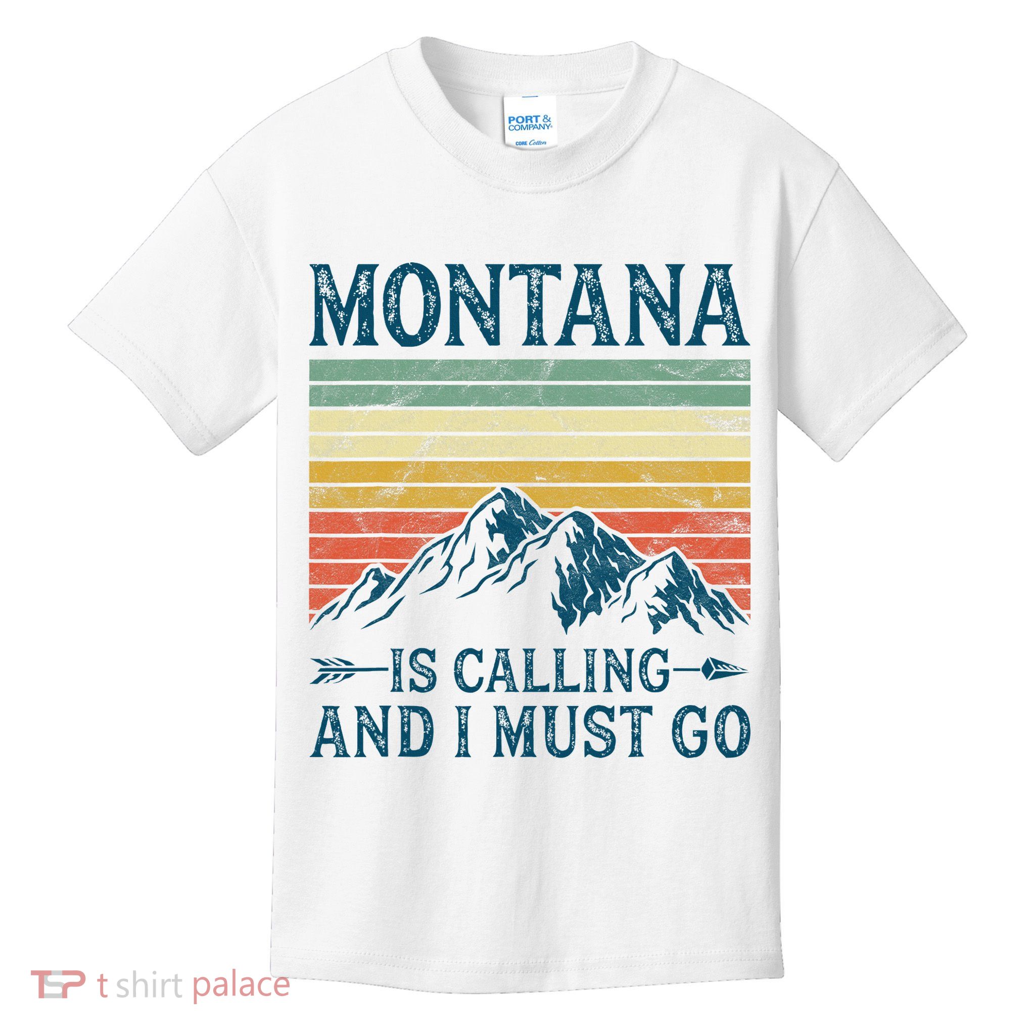 Montana Is Calling And I Must Go Kids T-Shirt