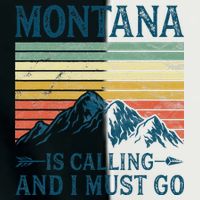 Montana Is Calling And I Must Go Infant Baby Jersey Bodysuit