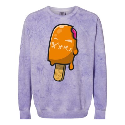 Mean Ice Cream Monster Colorblast Crewneck Sweatshirt