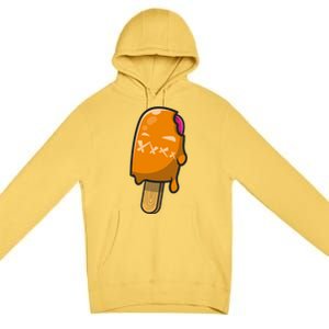 Mean Ice Cream Monster Premium Pullover Hoodie