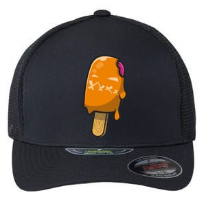 Mean Ice Cream Monster Flexfit Unipanel Trucker Cap