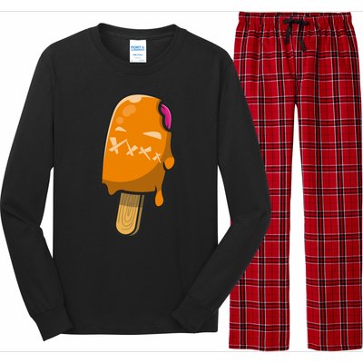 Mean Ice Cream Monster Long Sleeve Pajama Set