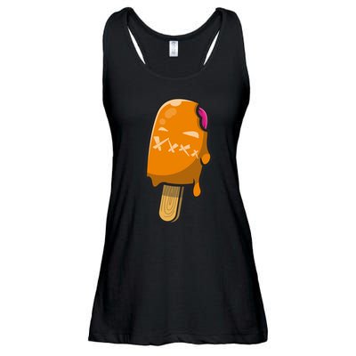 Mean Ice Cream Monster Ladies Essential Flowy Tank