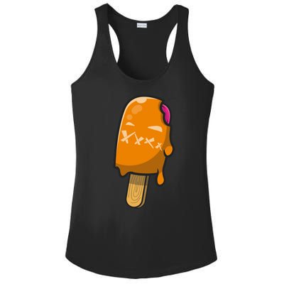 Mean Ice Cream Monster Ladies PosiCharge Competitor Racerback Tank