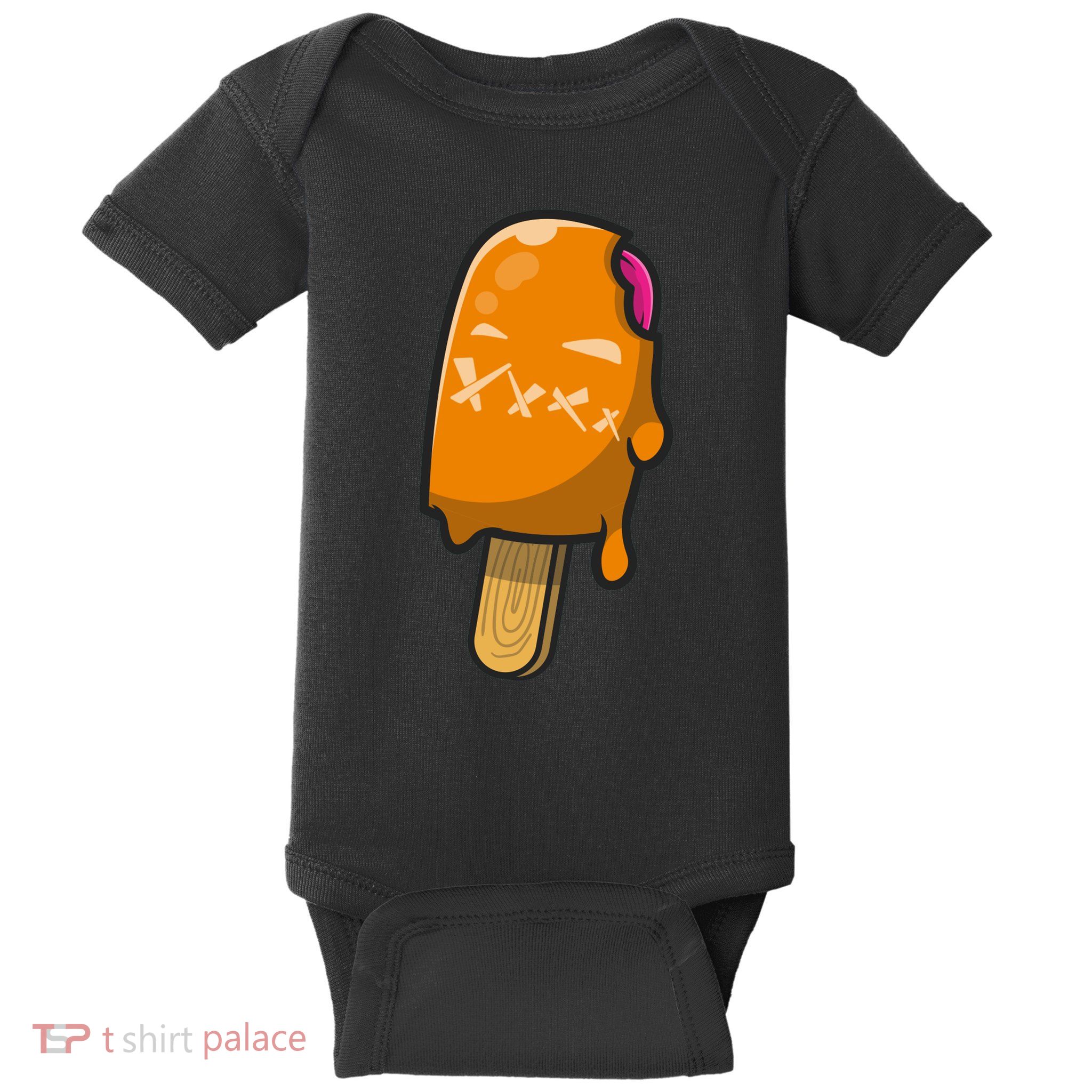Mean Ice Cream Monster Baby Bodysuit