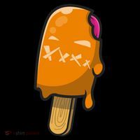 Mean Ice Cream Monster Baby Bodysuit