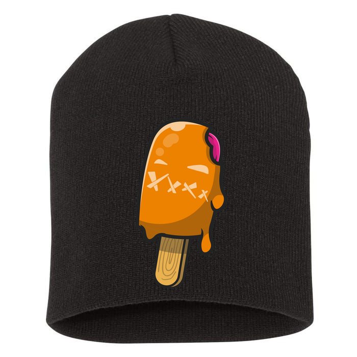 Mean Ice Cream Monster Short Acrylic Beanie