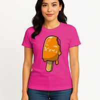 Mean Ice Cream Monster Womens T-Shirt