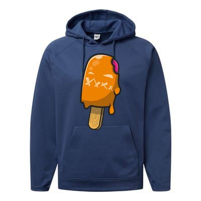 Mean Ice Cream Monster Performance Fleece Hoodie