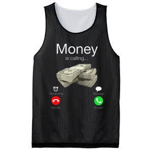 Money Is Calling Cash Funny Business Hustler Mesh Reversible Basketball Jersey Tank