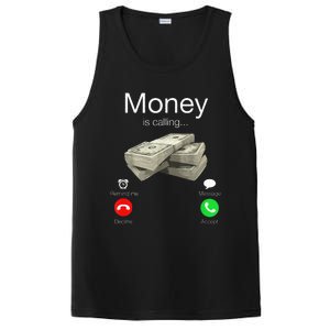 Money Is Calling Cash Funny Business Hustler PosiCharge Competitor Tank