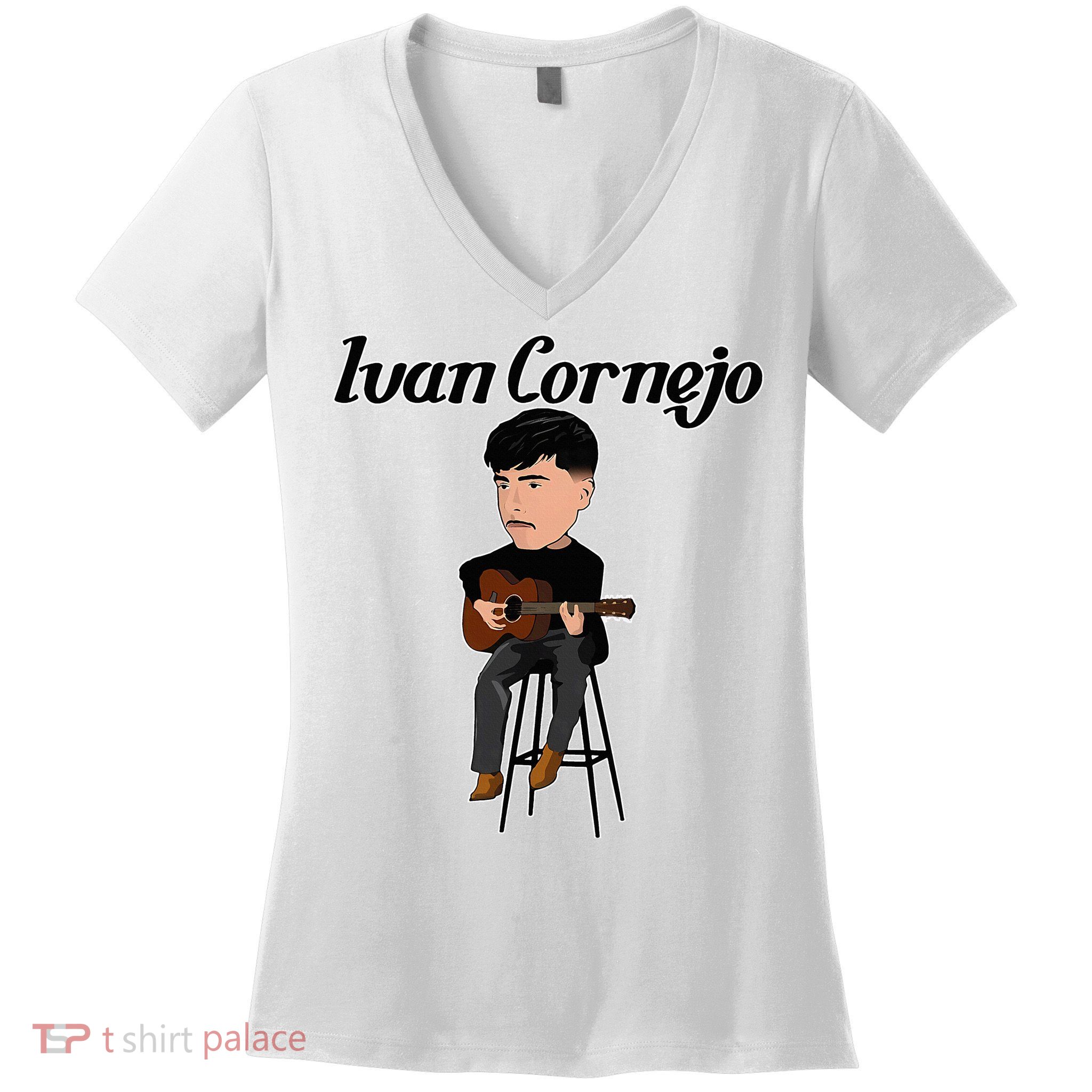 Mexico Ivan Cornejo Acustico Musica Cantante Music Mexico Women's V-Neck T-Shirt