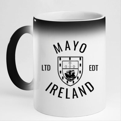 Mayo Ireland County Pride Gaelic Football And Hurling Funny Gift 11oz Black Color Changing Mug