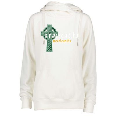 Meath Ireland County Celtic Gaelic Football And Hurling Gift Womens Funnel Neck Pullover Hood