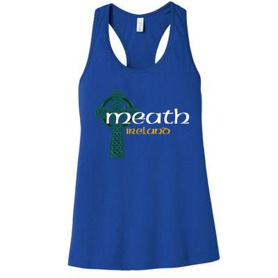 Meath Ireland County Celtic Gaelic Football And Hurling Gift Women's Racerback Tank