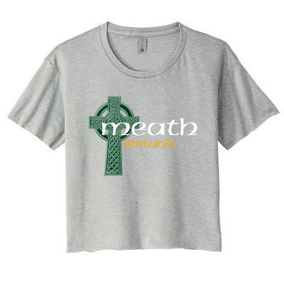 Meath Ireland County Celtic Gaelic Football And Hurling Gift Women's Crop Top Tee