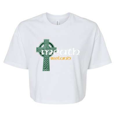 Meath Ireland County Celtic Gaelic Football And Hurling Gift Bella+Canvas Jersey Crop Tee